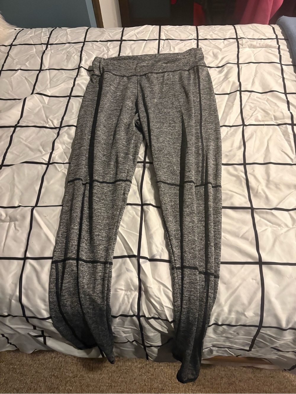 Gray Marled Active Leggings